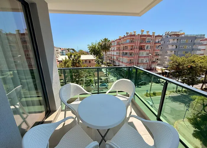 公寓 Sa Apartments! 150m To The Cleopatra 阿拉尼亚